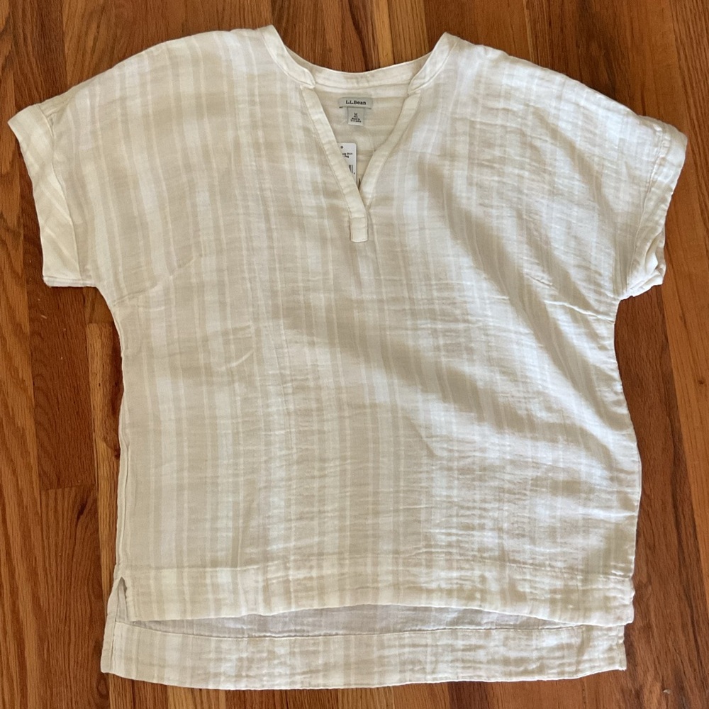 L.L. Bean Cloud Gauze Shirt - M - NWT